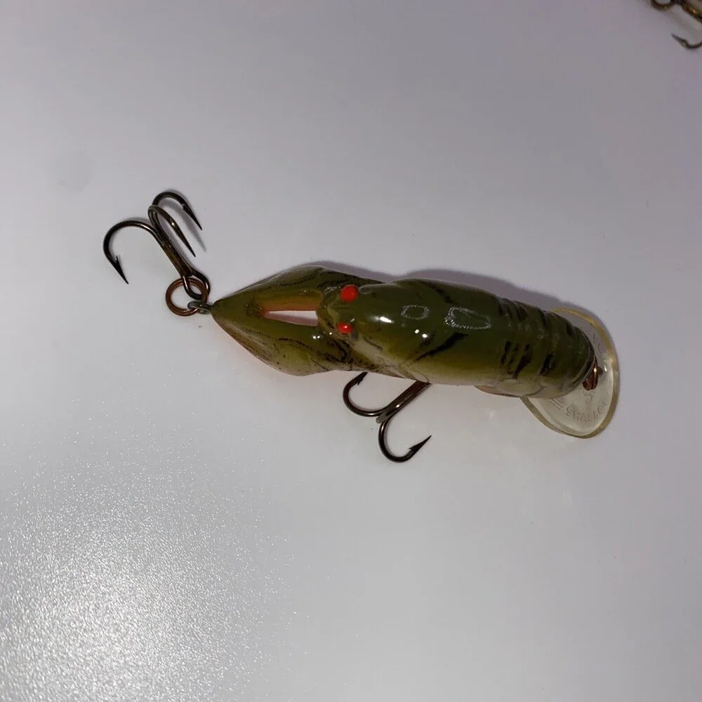 Vintage Fishing Lure Rebel Rapala Crawfish Lobster Minnow Floating Ireland